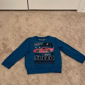 lightning McQueen sweatshirts for boys size 3T blue